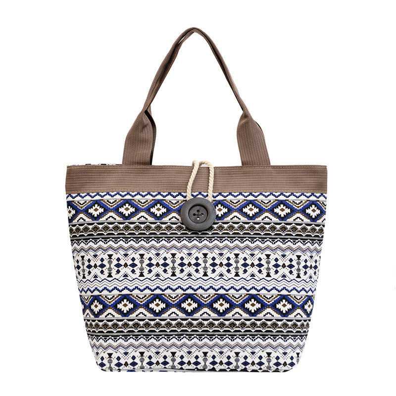 Wholesale Ethnic Printing Tote Bag Canvas Bag
